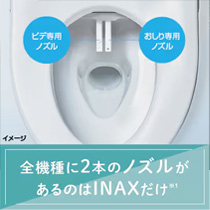 ビデ専用ノズルのイメージ ビデ専用ノズルのイメージ